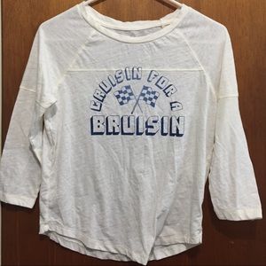 American Eagle Cruisin for a Bruisin baseball tee